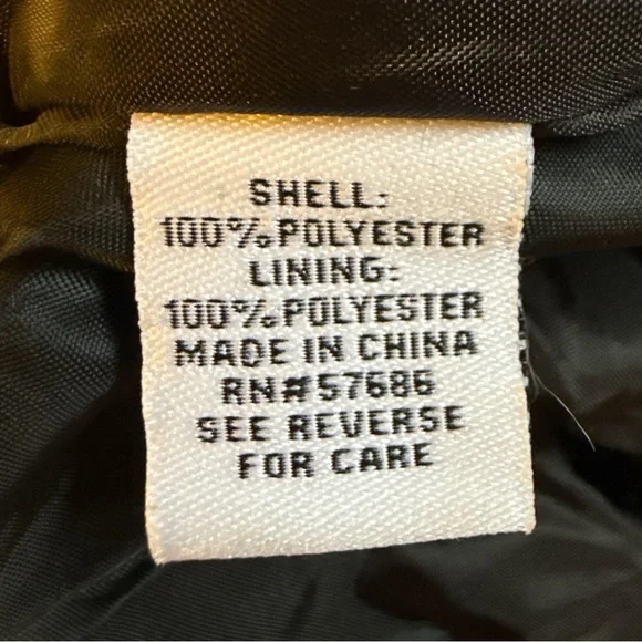 New Look Supreme Black Cropped Windbreaker Hoodie Medium Zip Front Pocket - Picture 8 of 9